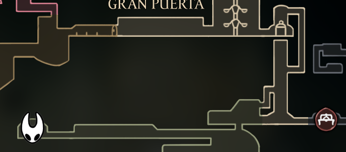 Silksong Nileth mapa